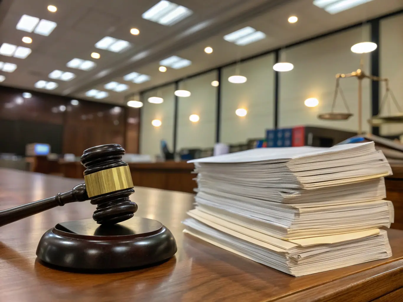An image of legal documents with a gavel, representing the platform's commitment to legal compliance and ethical data handling.